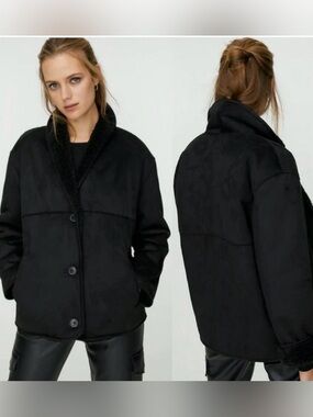Aritzia Wilfred Free Faux Suede stallion jacket